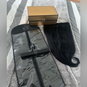 BELLAMI Professional 24 inch Clip In Volumizing Weft Extensions 100% Human Hair